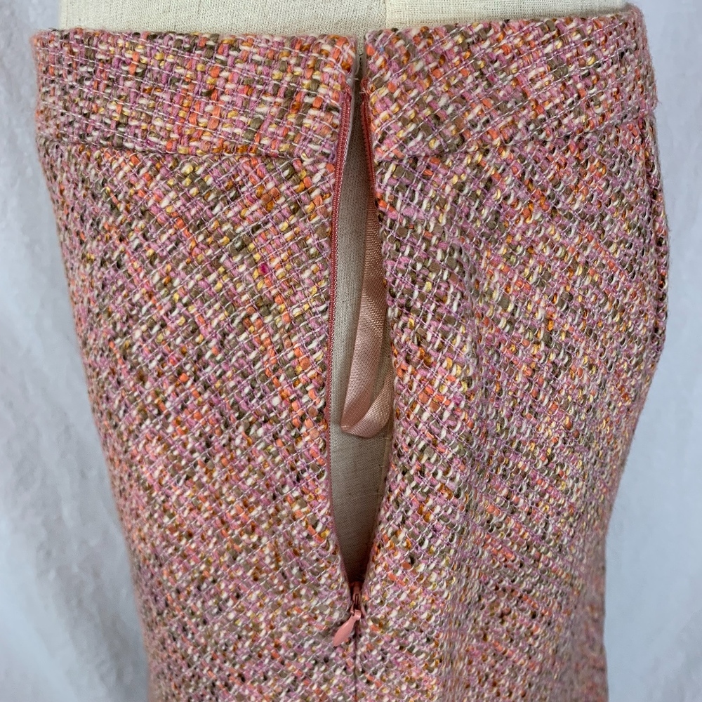 Gap Wool Tweed Holiday Skirt 8 Lined A Line 📁💼 - Picture 5 of 8
